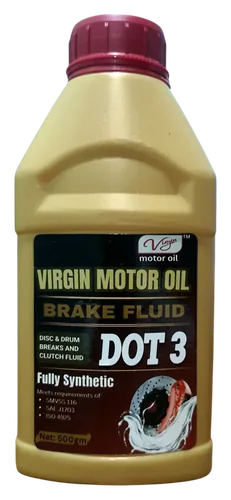 Virgin Brake Fluid DOT 4 500 ml bottle